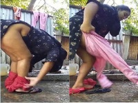 Bangla Village Bhabhi OutDoor bathing Record In Hidden Cam Part 2