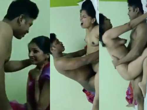 Beautiful Bengali bhabhi in saree fucked and enjoyed by secret bf