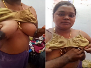 Desi Bhabhi Boobs Pressing By hubby