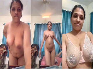 Desi Mallu Bhabhi Shows Her Nude Body